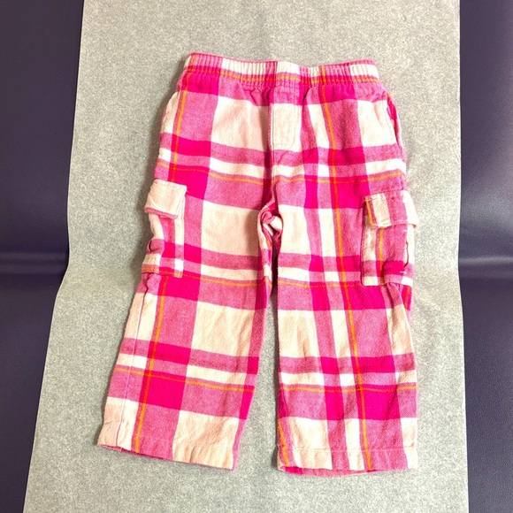 L.L. Bean 3T Pink Plaid Cargo Pants, EUC, 15% off w 2+ bundle, ofrswelcome - Picture 1 of 5